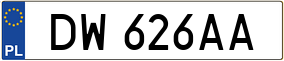 Truck License Plate